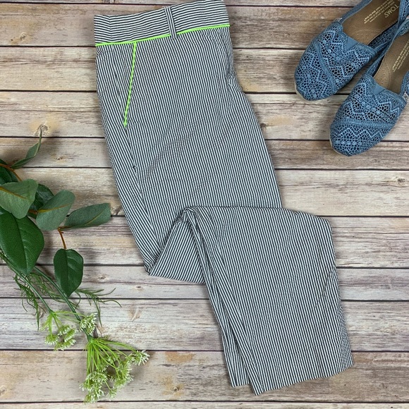 J. Crew Pants - J.Crew | Seer Sucker Cropped Pants